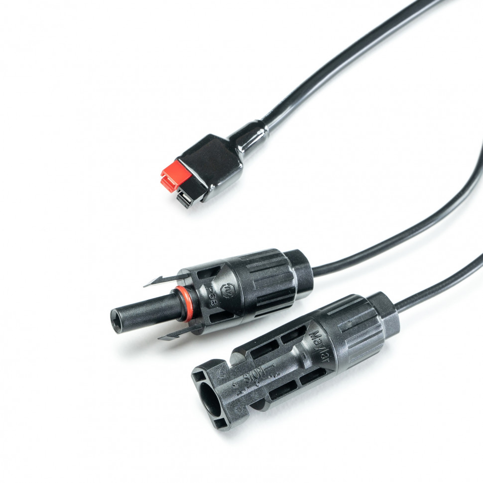 Комплект кабелів EcoPlay для зарядки від прикурювача та сонячних панелей (Anderson - MC4)