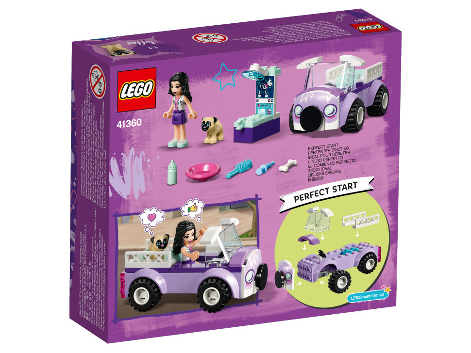 Конструктор Lego Friends: Передвижная ветклиника Эммы (41360)