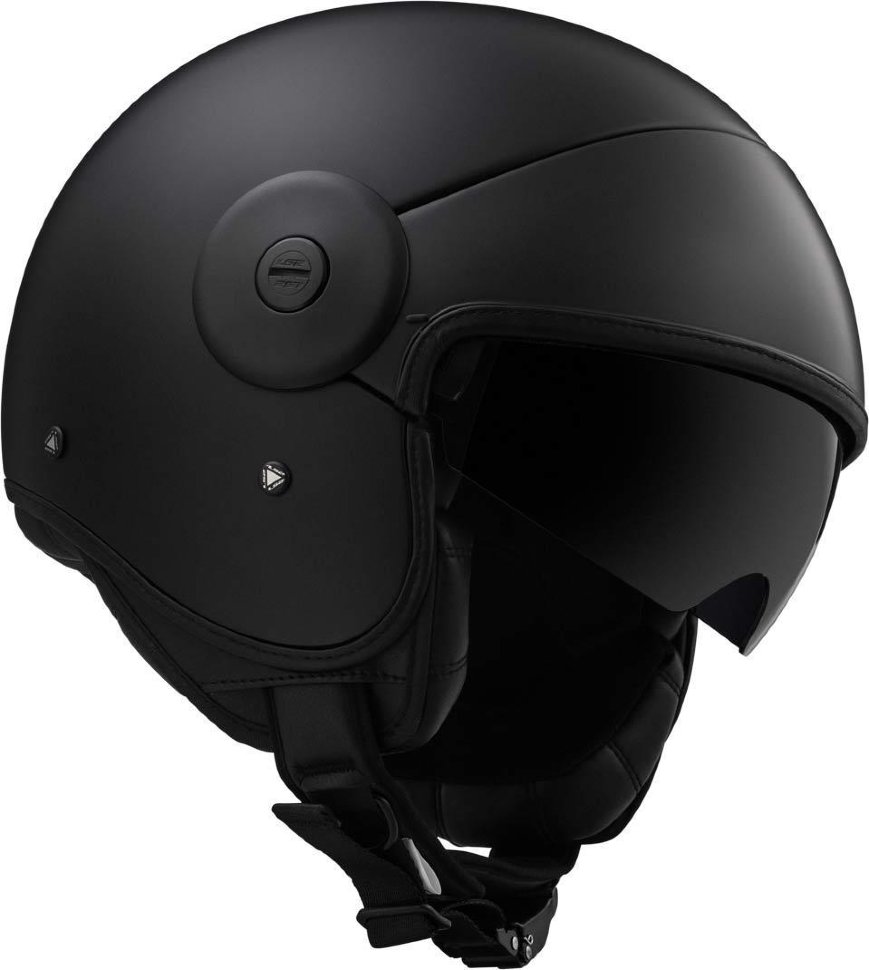 Мотошлем LS2 OF597 Cabrio Full Matt Black