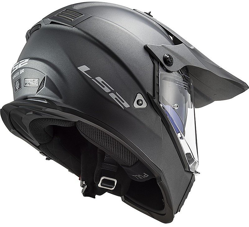 Мотошлем LS2 MX436 Pioneer Evo Matt Titanium