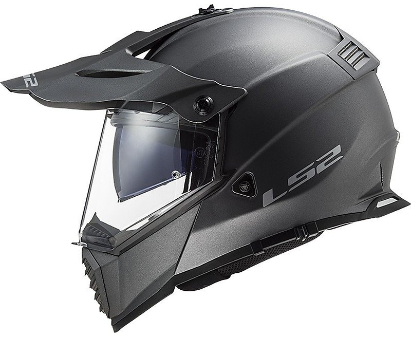 Мотошлем LS2 MX436 Pioneer Evo Matt Titanium