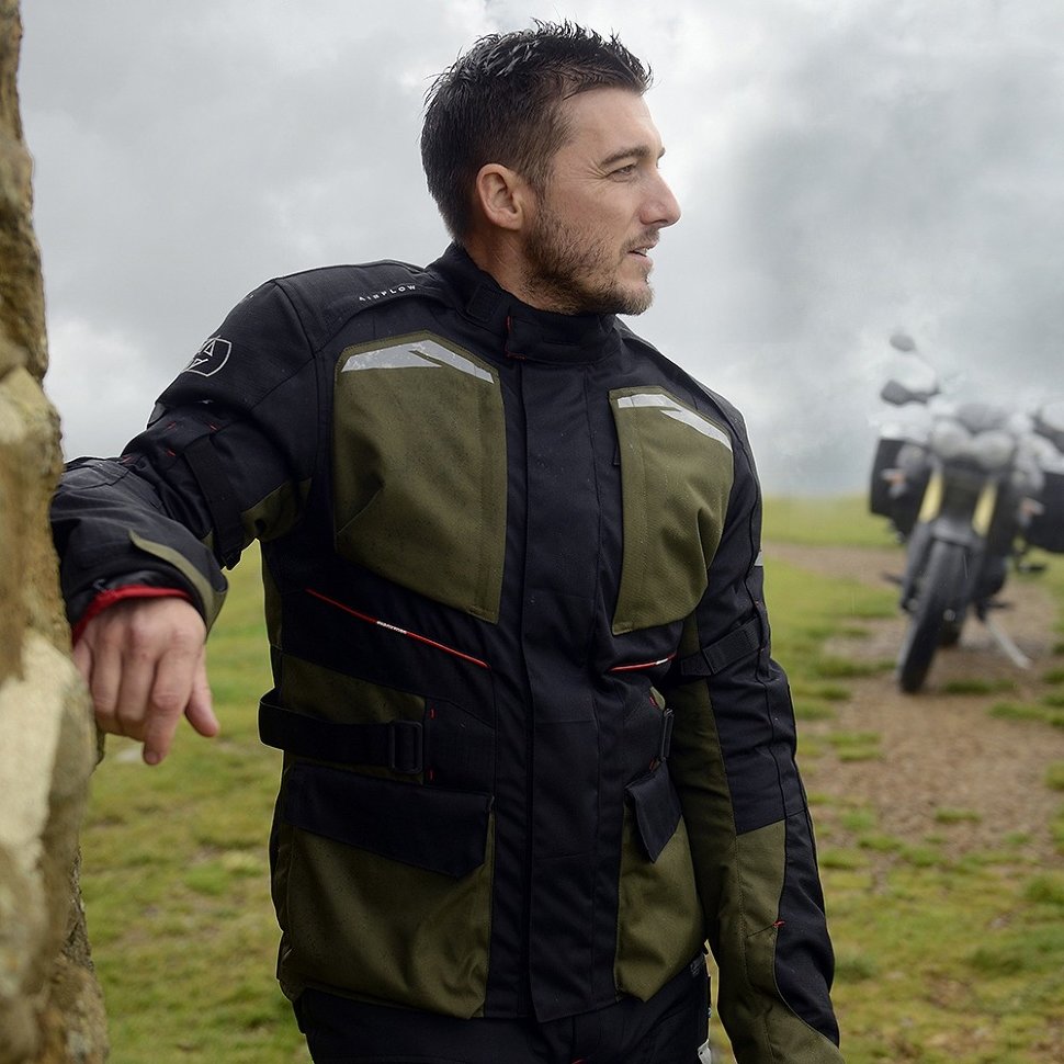 Мотокуртка мужская Oxford Quebec 1.0 MS Jacket Army Green