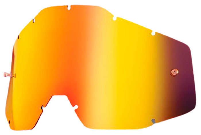 Лінза до окулярів Ride 100% Racecraft /Accuri /Strata Replacement Lens Anti-Fog Red Mirror /Smoke (51002-003-02)