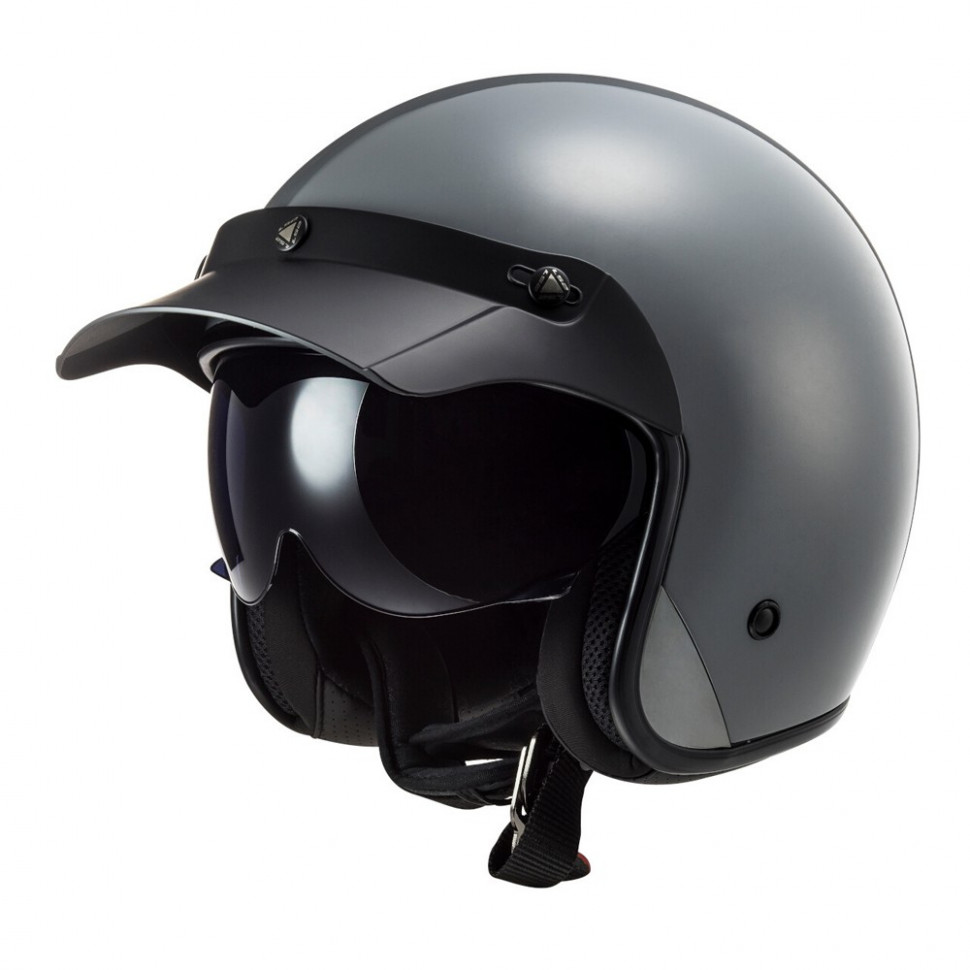 Мотошлем LS2 OF601 Bob Nardo Grey