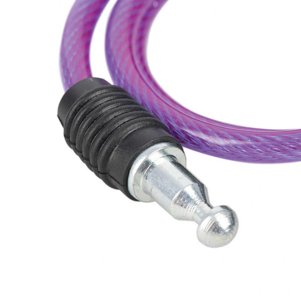 Трос противоугонный Oxford Bumper Cable Lock 600mm x 6mm Purple (OF03)