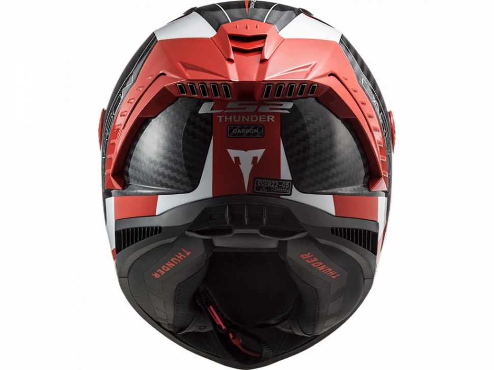 Мотошлем LS2 FF805 Thunder C Racing1 Gl.Red/White