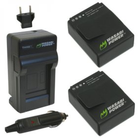 Акумулятори 2 шт Wasabi Power для GoPro 3 (з зарядкою)