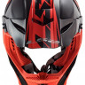 Мотошолом LS2 MX437 Fast Evo Roar Black/Red