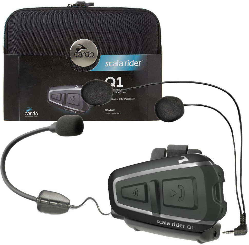 Мотогарнитура Cardo Scala Rider Q1 (SRQ10001 Single)