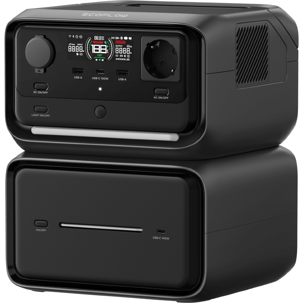 Зарядна станція EcoFlow River 3 Max Plus (858 Вт·г / 600 Вт)