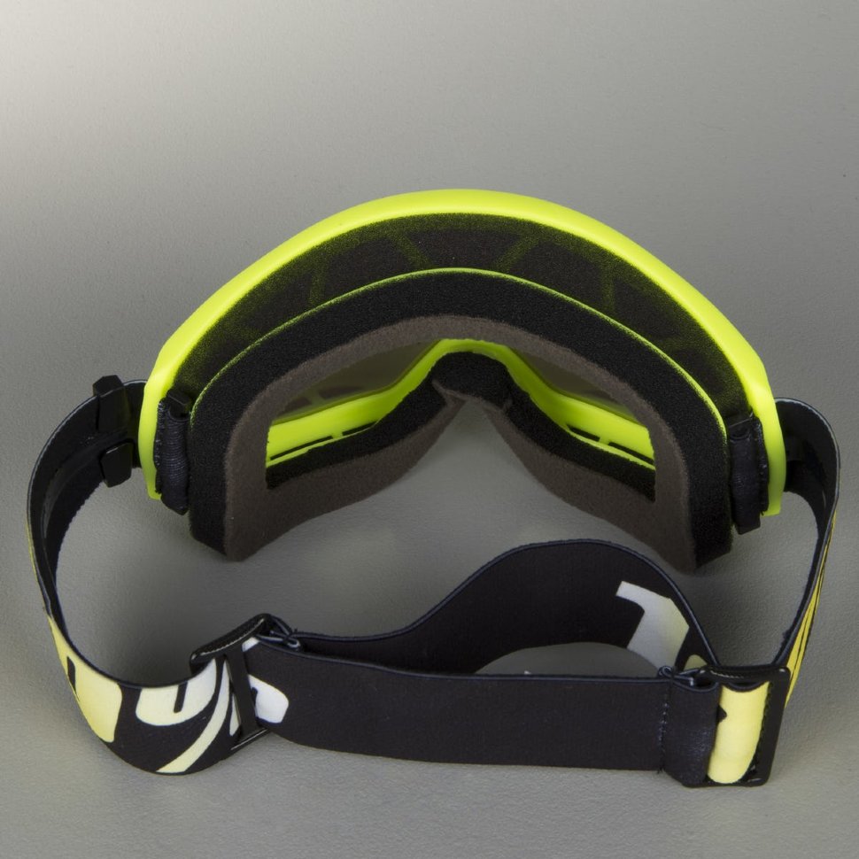 Детские мото очки 100% Strata JR Neon Yellow Clear Lens (50500-004-02)