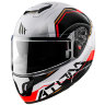 Мотошлем MT Helmets Atom SV Quark White /Black /Red