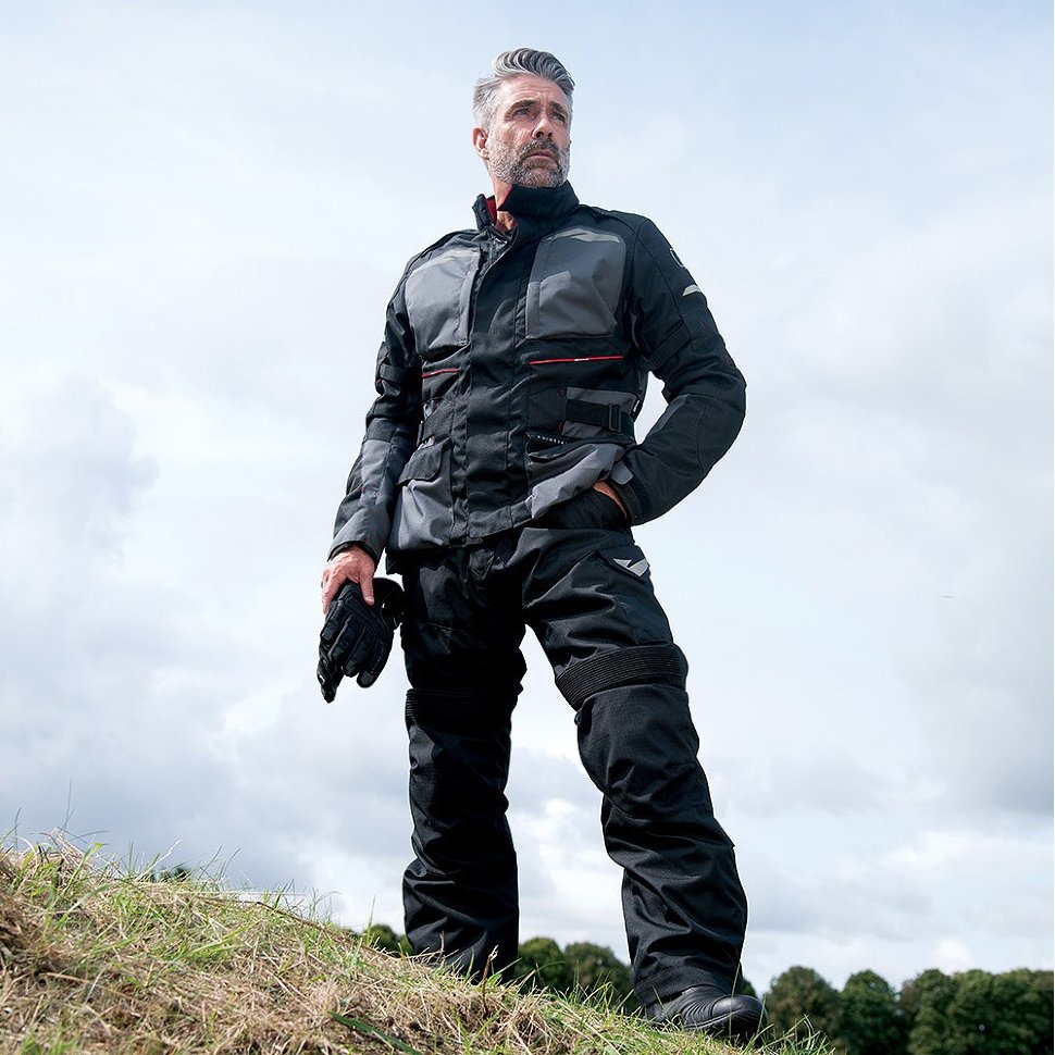 Мотокуртка мужская Oxford Quebec 1.0 MS Jacket Tech Grey