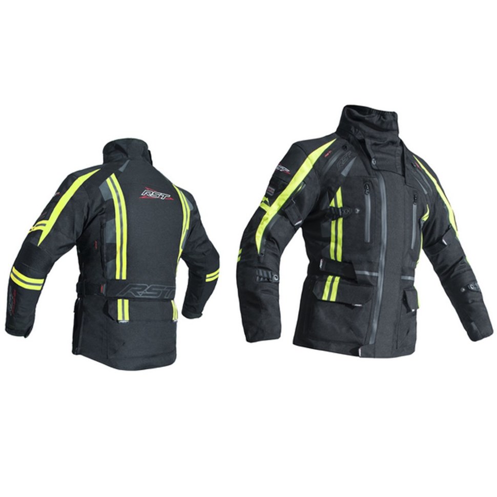 Мотокуртка чоловіча RST Pro Series 1416 Paragon V Textile Jacket Black /Flo Yellow