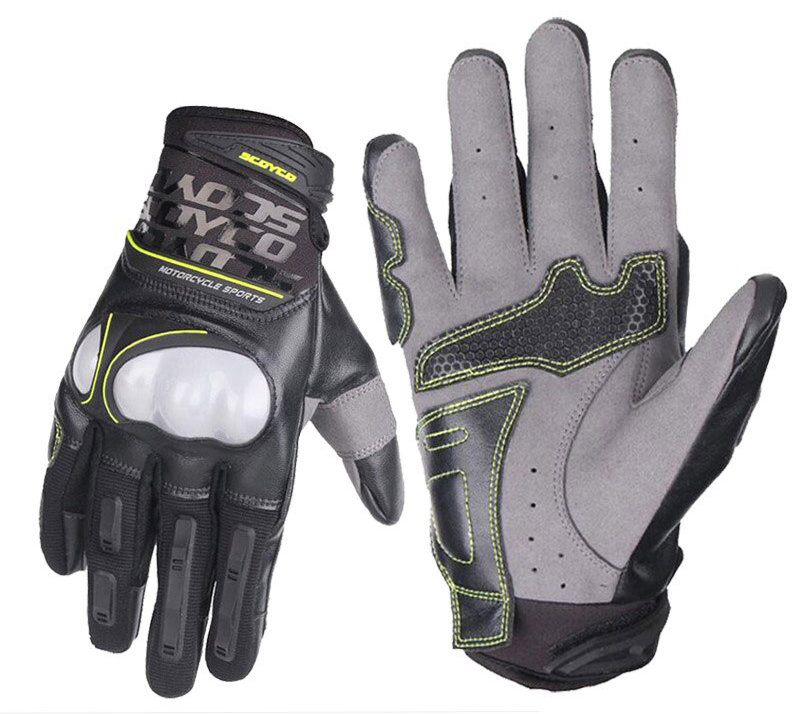 Мотоперчатки Scoyco MC49 Black/Green