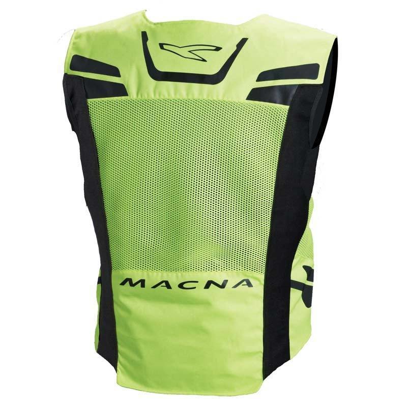Светоотражающий жилет Macna Reflective Vest Vision4All Black/Light Green