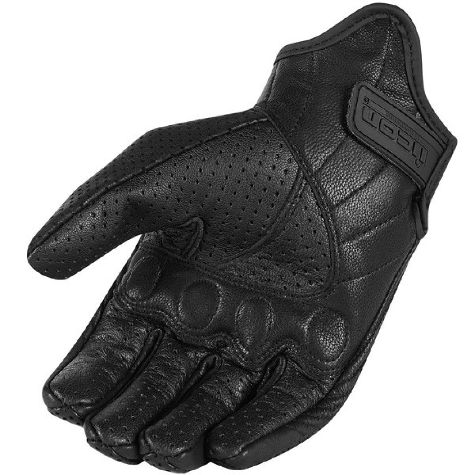 Мотоперчатки чоловічі Icon Pursuit Perforated Black