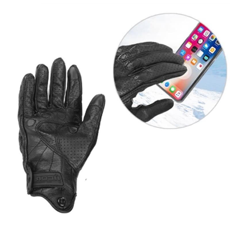 Мотоперчатки чоловічі Icon Pursuit Perforated Black