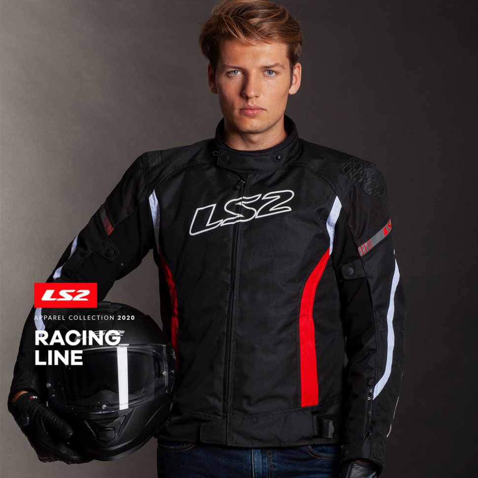 Мотокуртка LS2 Gate Man Jacket Black/Dark Grey