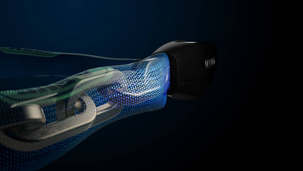 Мотозамок с цепью ABUS 6806K/75 Catena Neon Orange (825156)