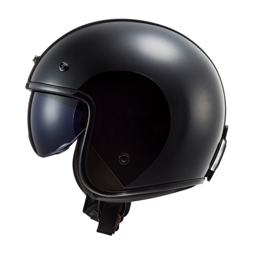 Мотошлем LS2 OF601 Bob Solid Gloss Black
