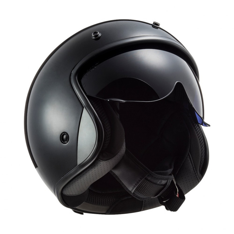 Мотошлем LS2 OF601 Bob Solid Gloss Black