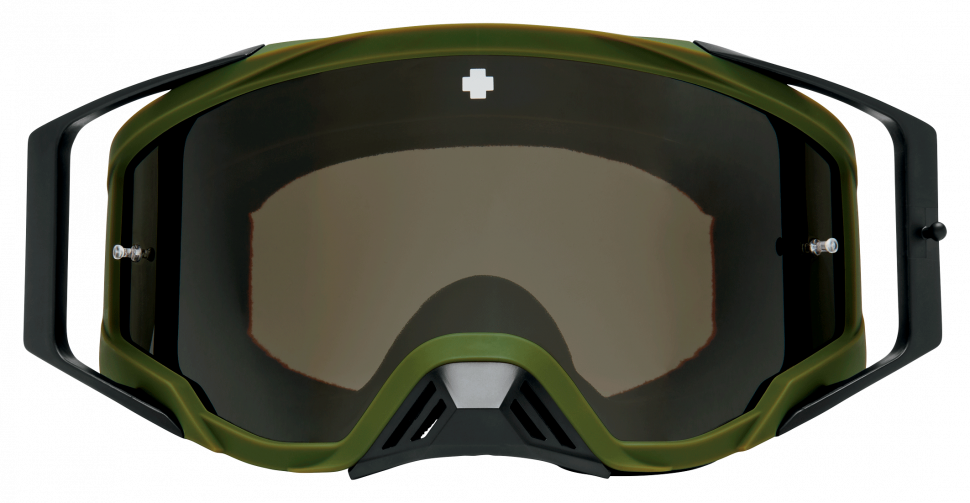 Мото очки SPY+ Foundation Plus Reverb Olive HD Smoke With Black Spectra Mirror HD Clear (3200000000018)