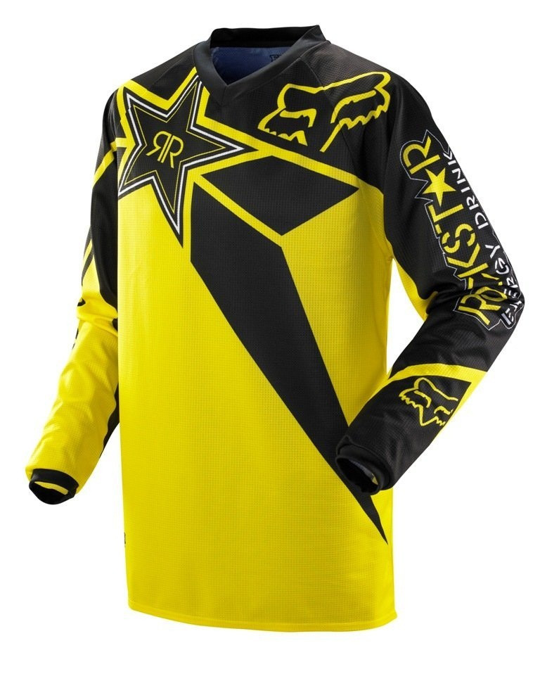 Мотоджерси Fox HC Rockstar Jersey Black/Yellow
