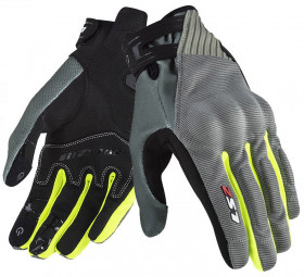 Моторукавички чоловічі LS2 Dart 2 Man Gloves Grey H-V/Yellow
