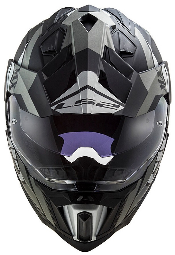 Мотошлем LS2 MX701 Explorer Atlantis Matt Titanium