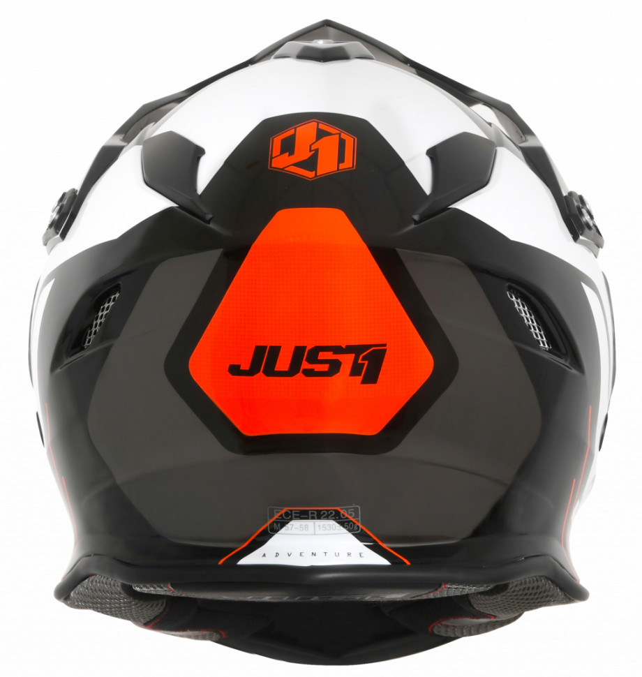 Мотошолом Just1 J34 Pro Tour Fluo Orange/ Black