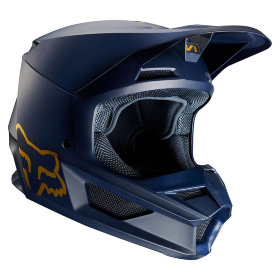 Мотошлем Fox V1 SE Helmet Navy /Gold