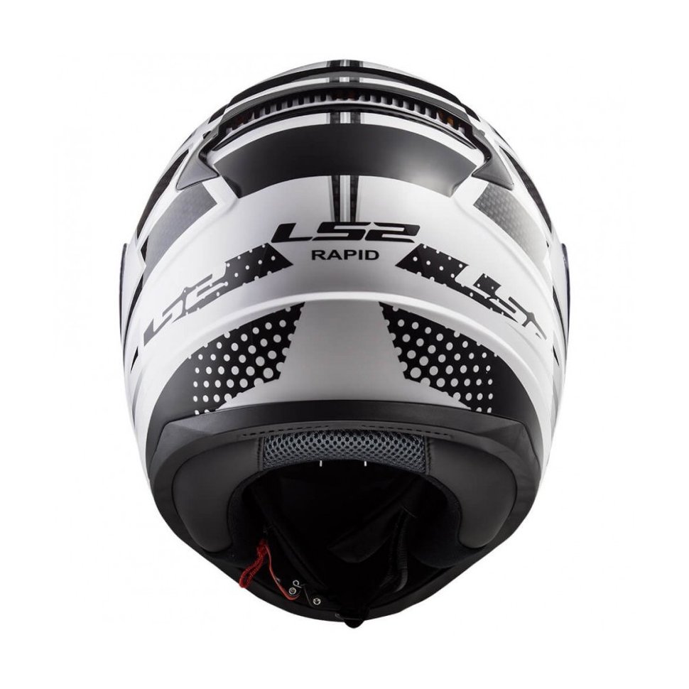 Мотошлем LS2 FF353 Rapid Carborace White/Black