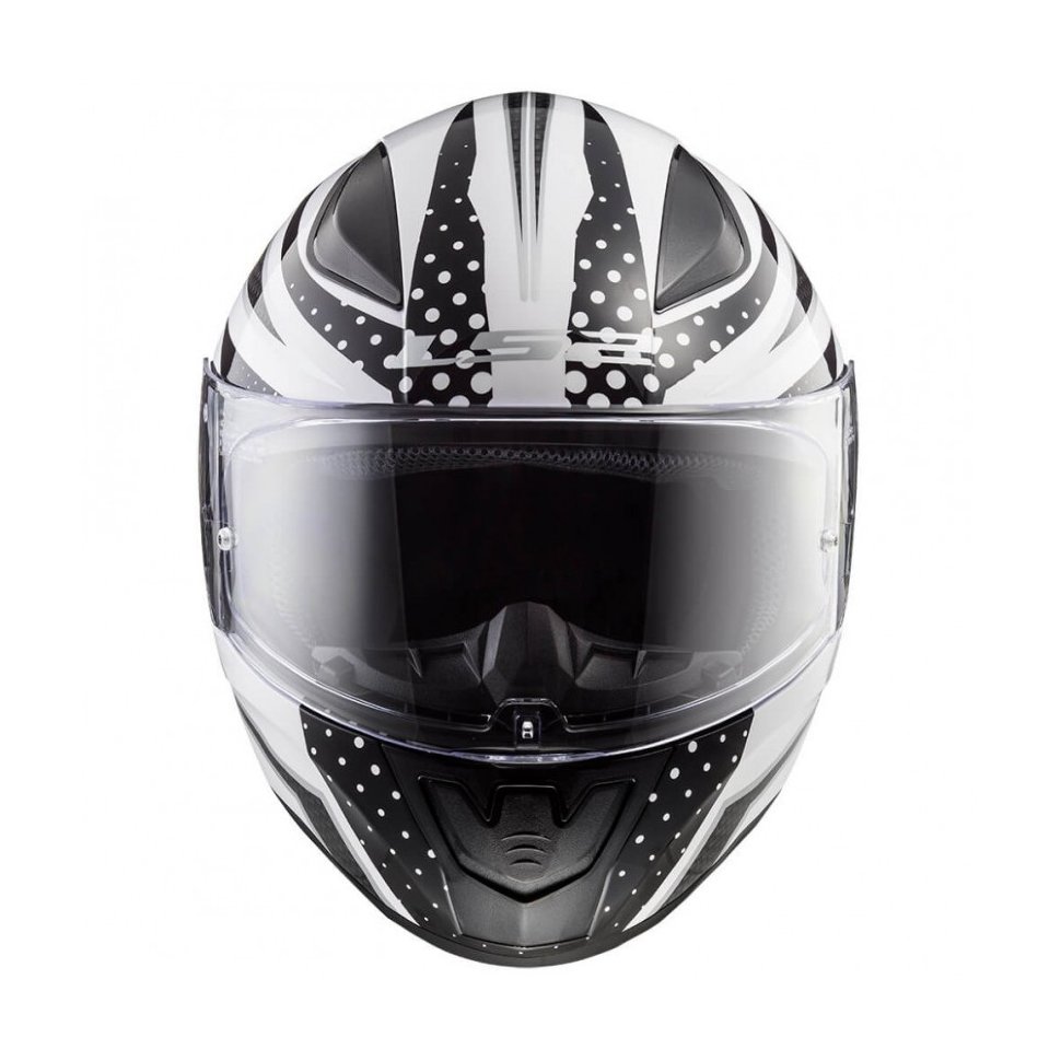 Мотошлем LS2 FF353 Rapid Carborace White/Black