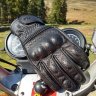 Мотоперчатки кожаные Oxford Holbeach MS Short Leather Glove Black