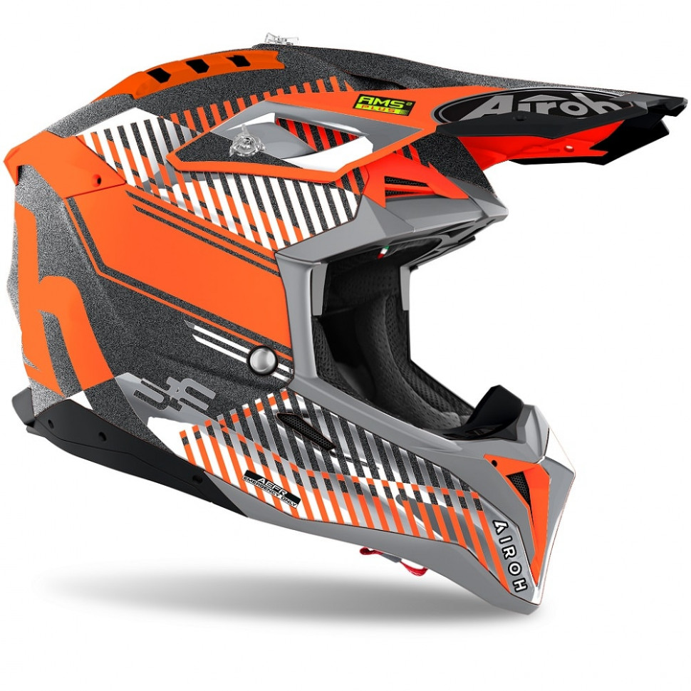 Мотошлем Airoh Aviator 3 Wave Orange