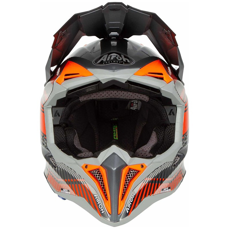 Мотошлем Airoh Aviator 3 Wave Orange