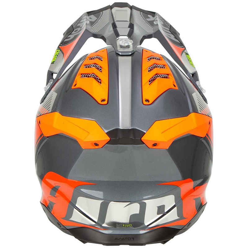 Мотошлем Airoh Aviator 3 Wave Orange