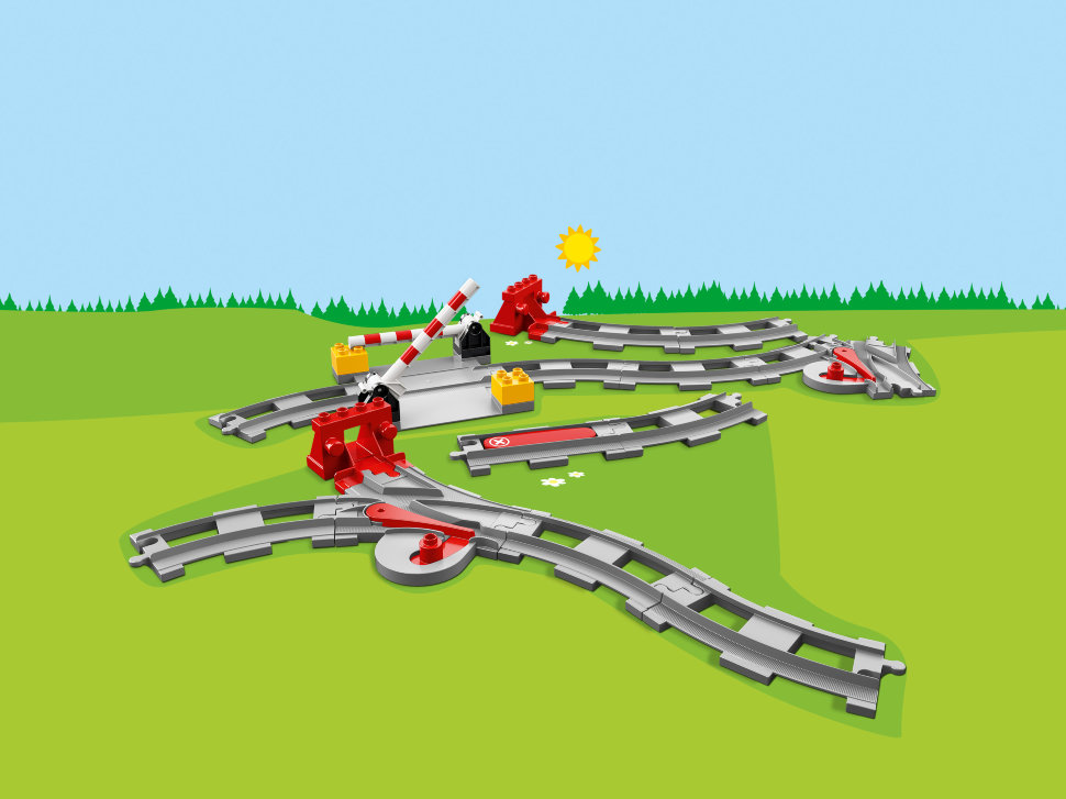 Конструктор Lego Duplo: рельсы (10882)