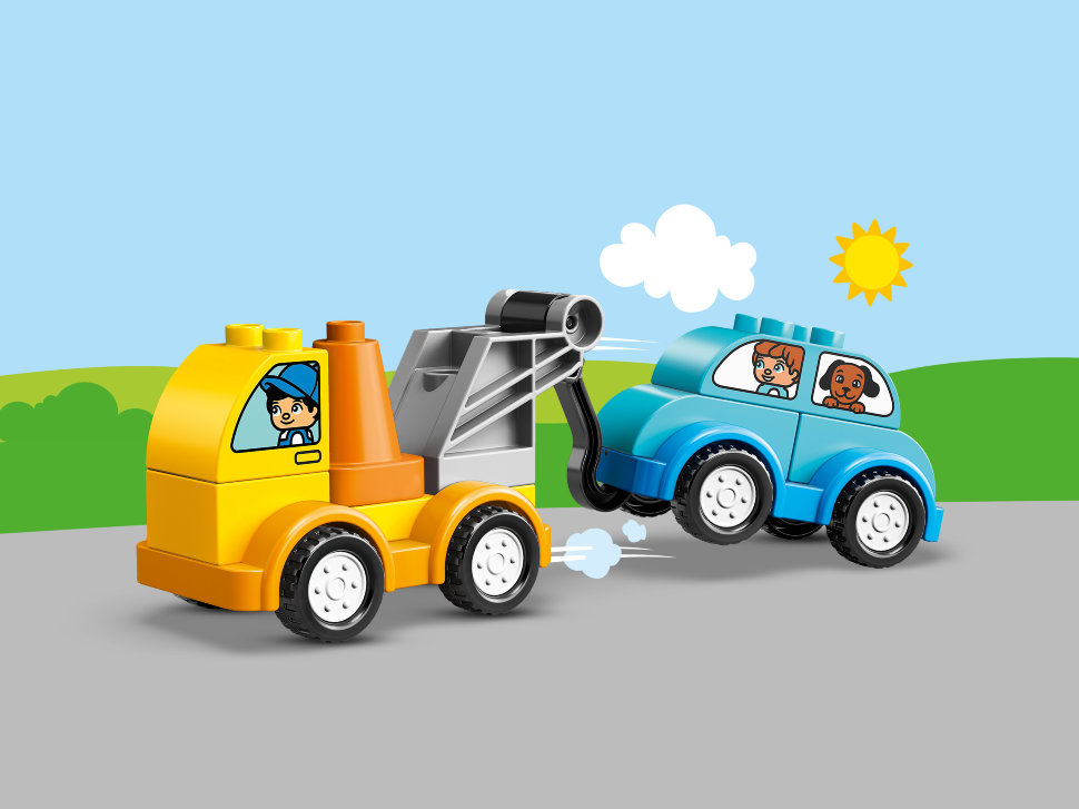 Конструктор Lego Duplo: мой первый эвакуатор (10883)
