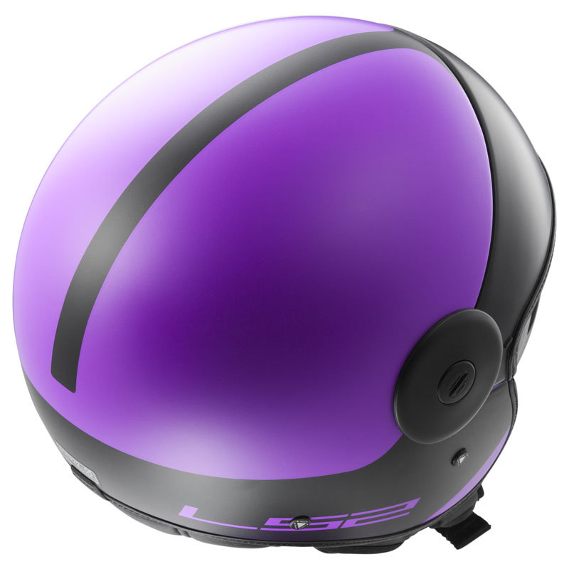 Мотошлем LS2 OF597 Cabrio Via Matt Purple/Black
