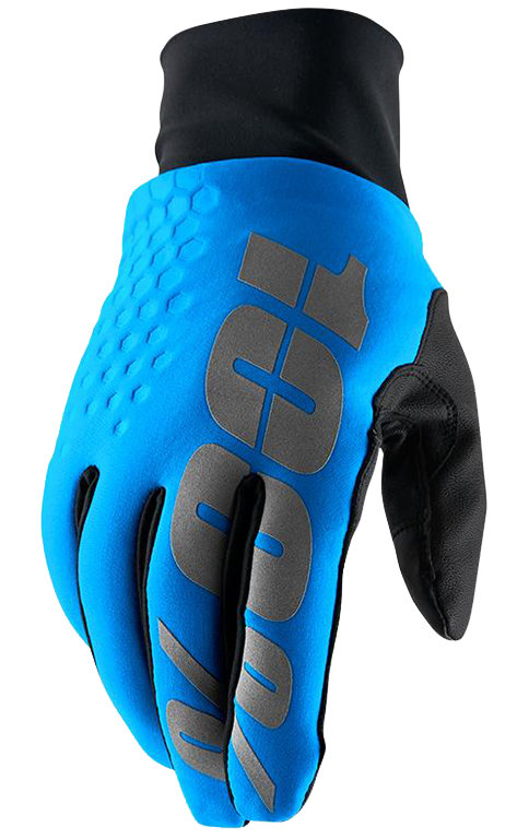 Мотоперчатки Ride 100% Brisker Hydromatic Glove Blue