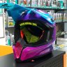 Мотошлем MT Helmets Falcon System B8 Pink /Violet /Blue