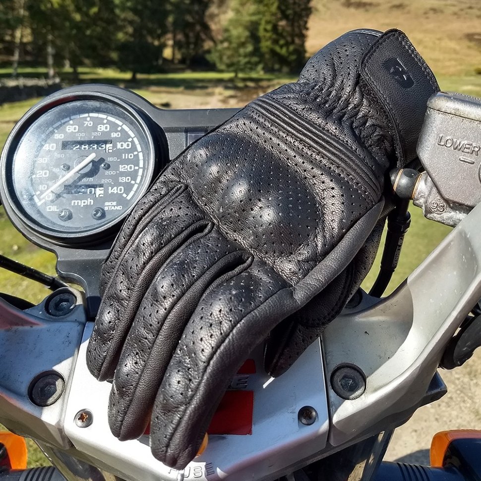 Мотоперчатки кожаные Oxford Holbeach MS Short Leather Glove Brown