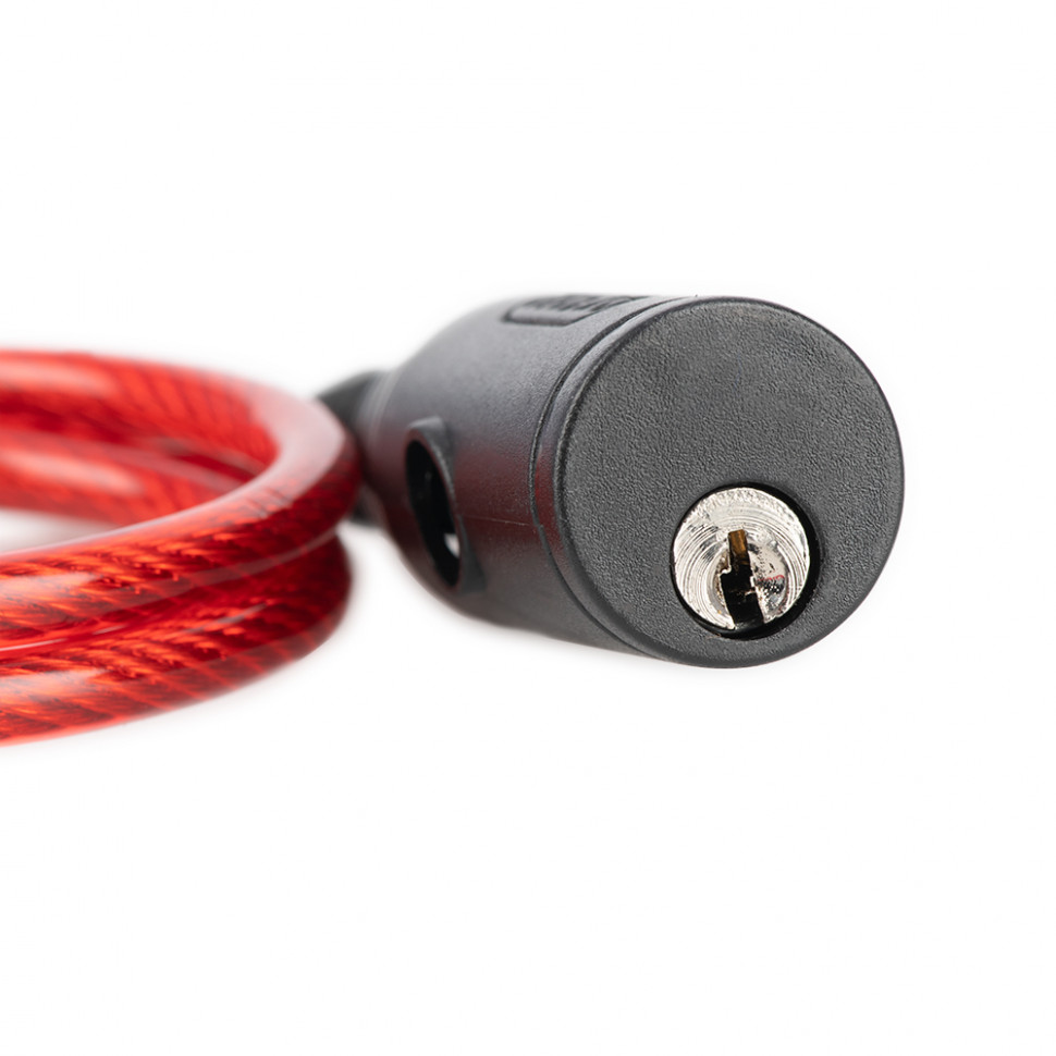 Трос противоугонный Oxford Bumper Cable Lock 600mm x 6mm Red (OF06)