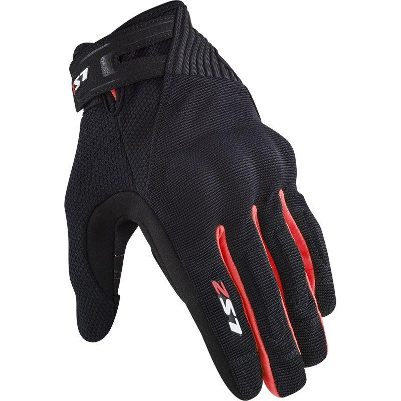 Мотоперчатки мужские LS2 Dart 2 Man Gloves Black/Red