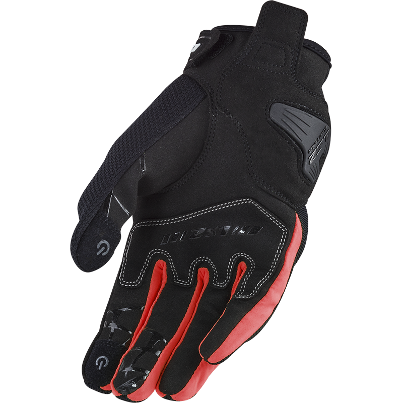 Мотоперчатки мужские LS2 Dart 2 Man Gloves Black/Red