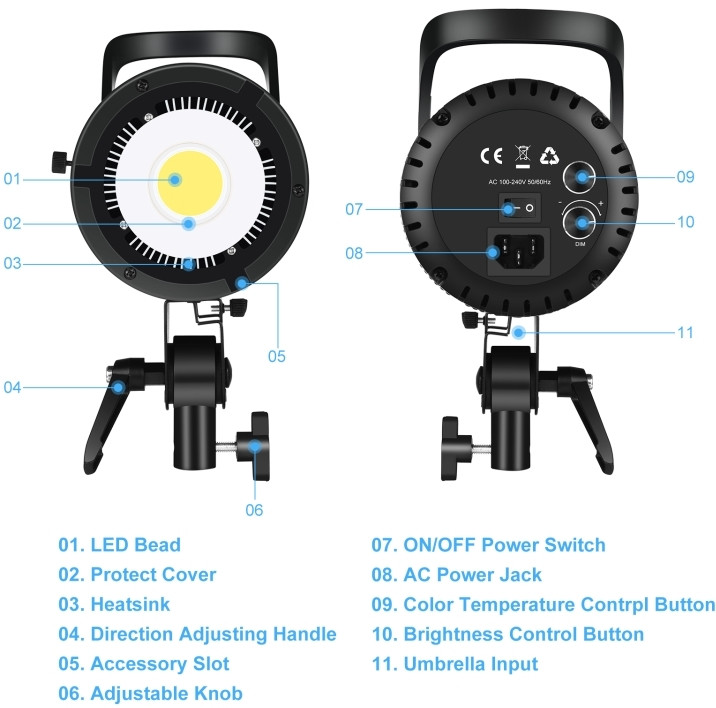 Постоянный свет Puluz PU3061EU Bi-Color