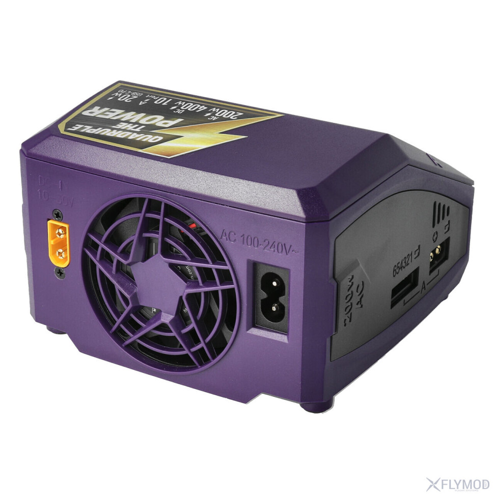 Зарядний пристрій SkyRC Q200Neo (АС 200 Вт / 2* DC 400 Вт) (SK-100197-01)