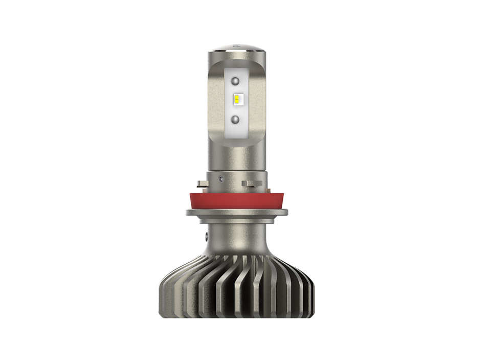 LED лампы комплект Philips H8/H11/H16 X-treme Ultinon +250% (11366XUWX2)